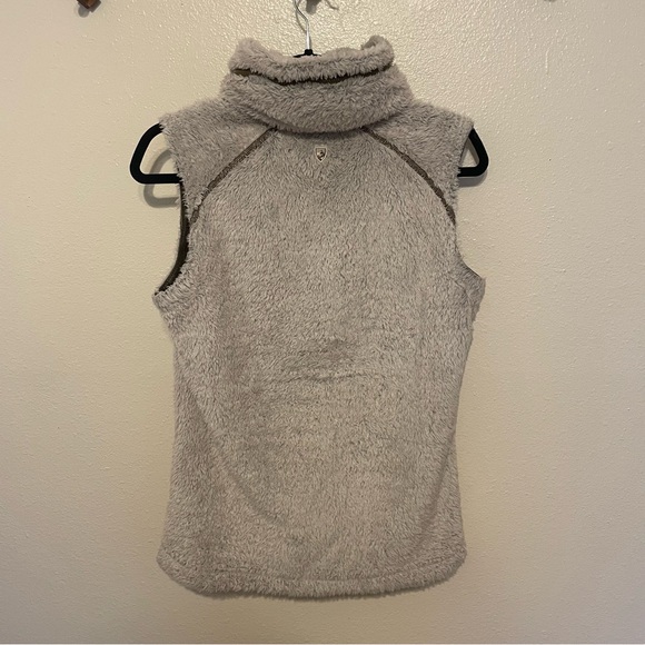 Kuhl Flight Vest Sherpa Fleece Women's Small Stone Tan Outdoor Winter Size M - Picture 10 of 14